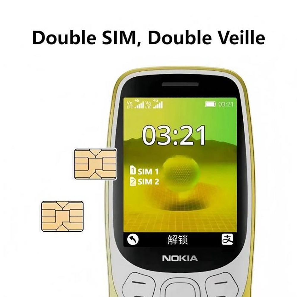 Teléfono Nokia 3210 4G, 2 SIM, - Cameras reseña y precio