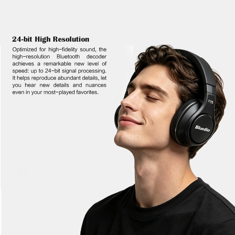 Auriculares Supraaurales Blued - Anc Wireless Over Ear Headphones reseña y precio