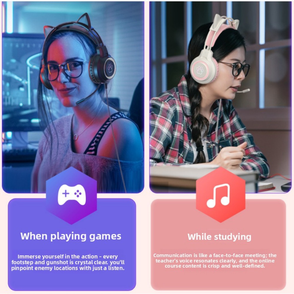Auriculares para Juegos RGB co - Gaming Headset With Mic Rgb reseña y precio