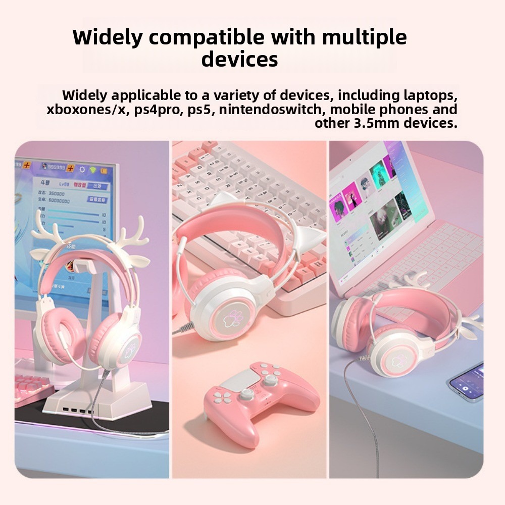 Auriculares para Juegos RGB co - Gaming Headset With Mic Rgb reseña y precio