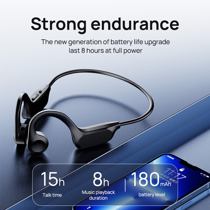 Auriculares deportivos inalámb - Bone Conduction Running Headphones reseña y precio
