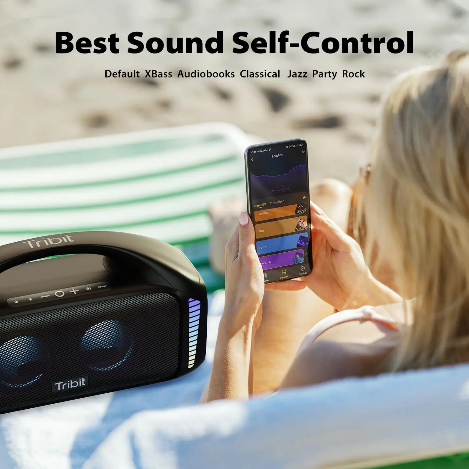 Tribit Altavoz Bluetooth portá - Portable Bluetooth Speaker Waterproof Ipx7 reseña y precio