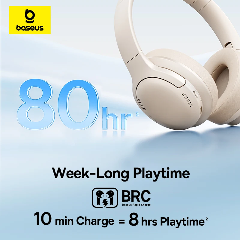 Auriculares Inalámbricos Baseu - Anc Wireless Over Ear Headphones reseña y precio