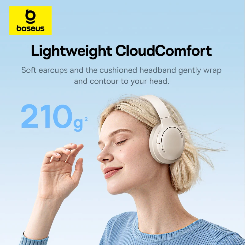 Auriculares Inalámbricos Baseu - Anc Wireless Over Ear Headphones reseña y precio