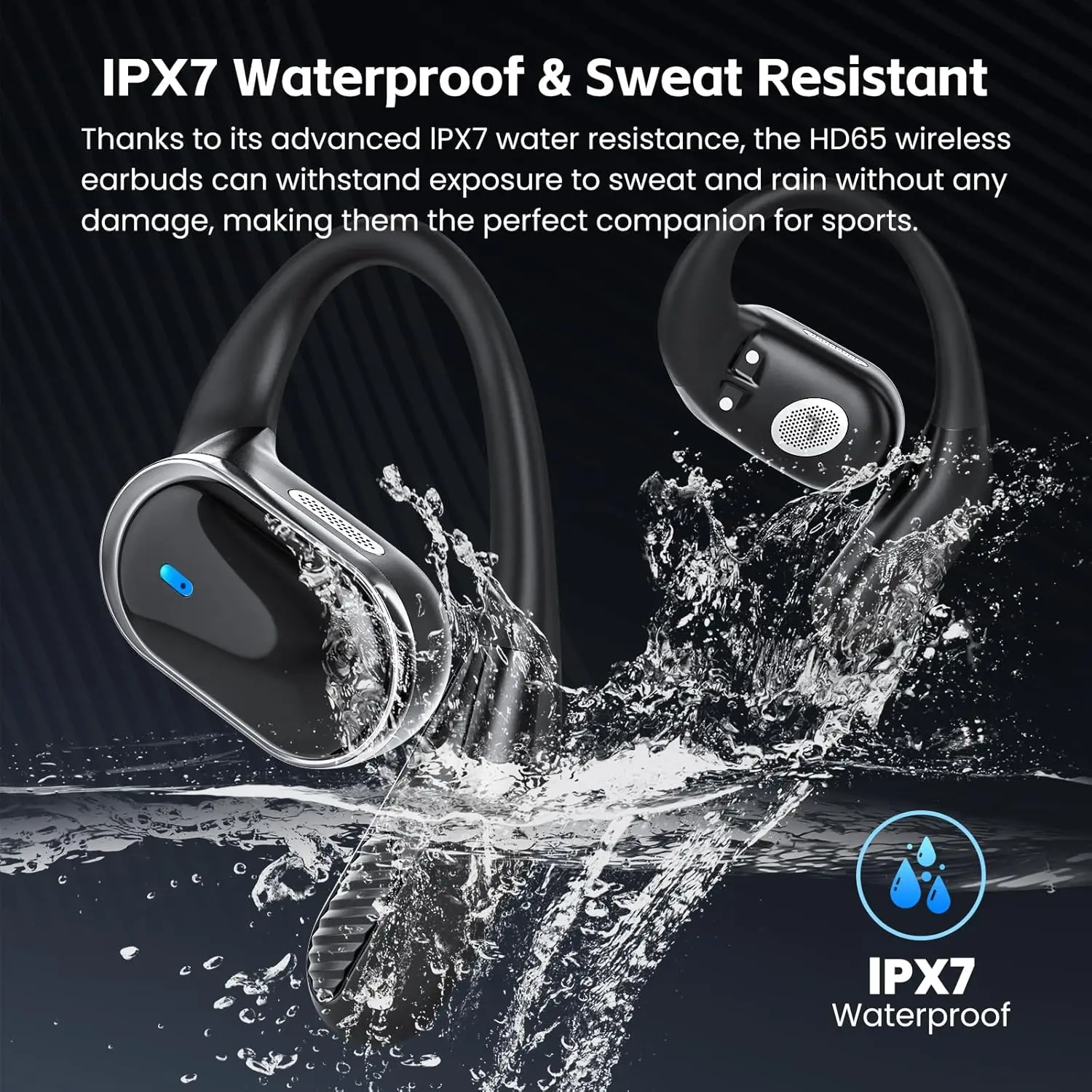 Auriculares Bluetooth Inalámbr - Open Ear Air Conduction Headphones reseña y precio